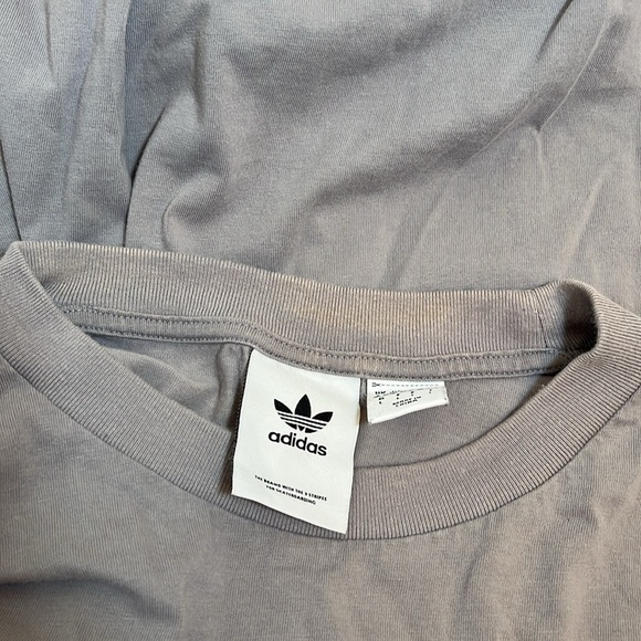 Adidas Grey Skateboard Streetwear Cotton T-Shirt - Picture 10 of 12